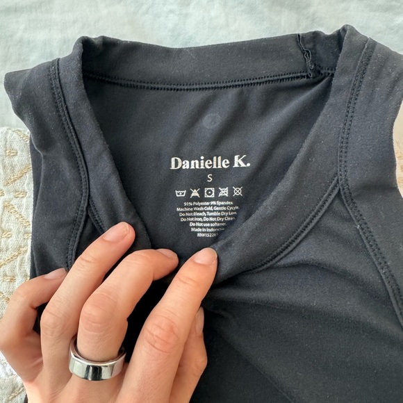 Danielle K Studios black tank top - Picture 2 of 4